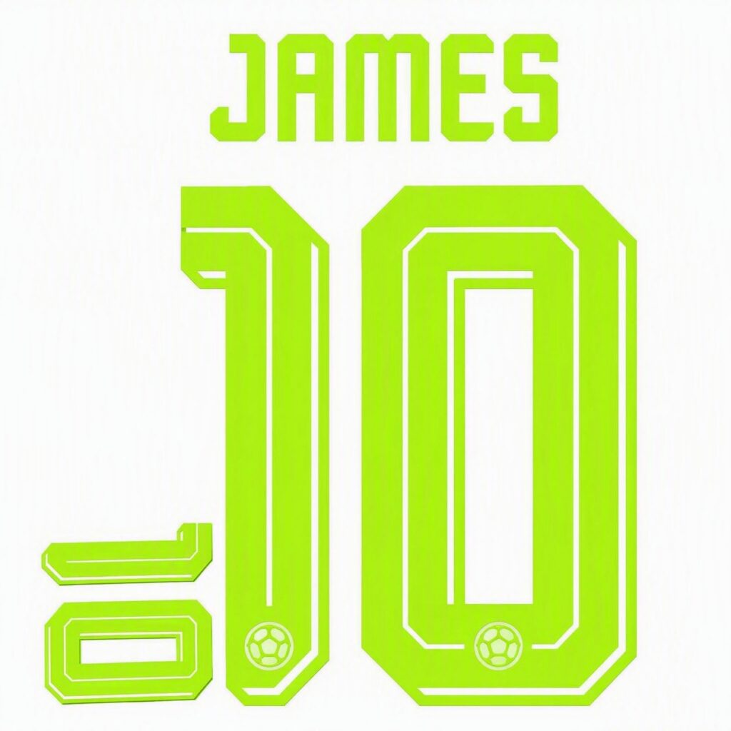 Seleccion Colombia Dorsal de James Rodriguez 2026 Visitante