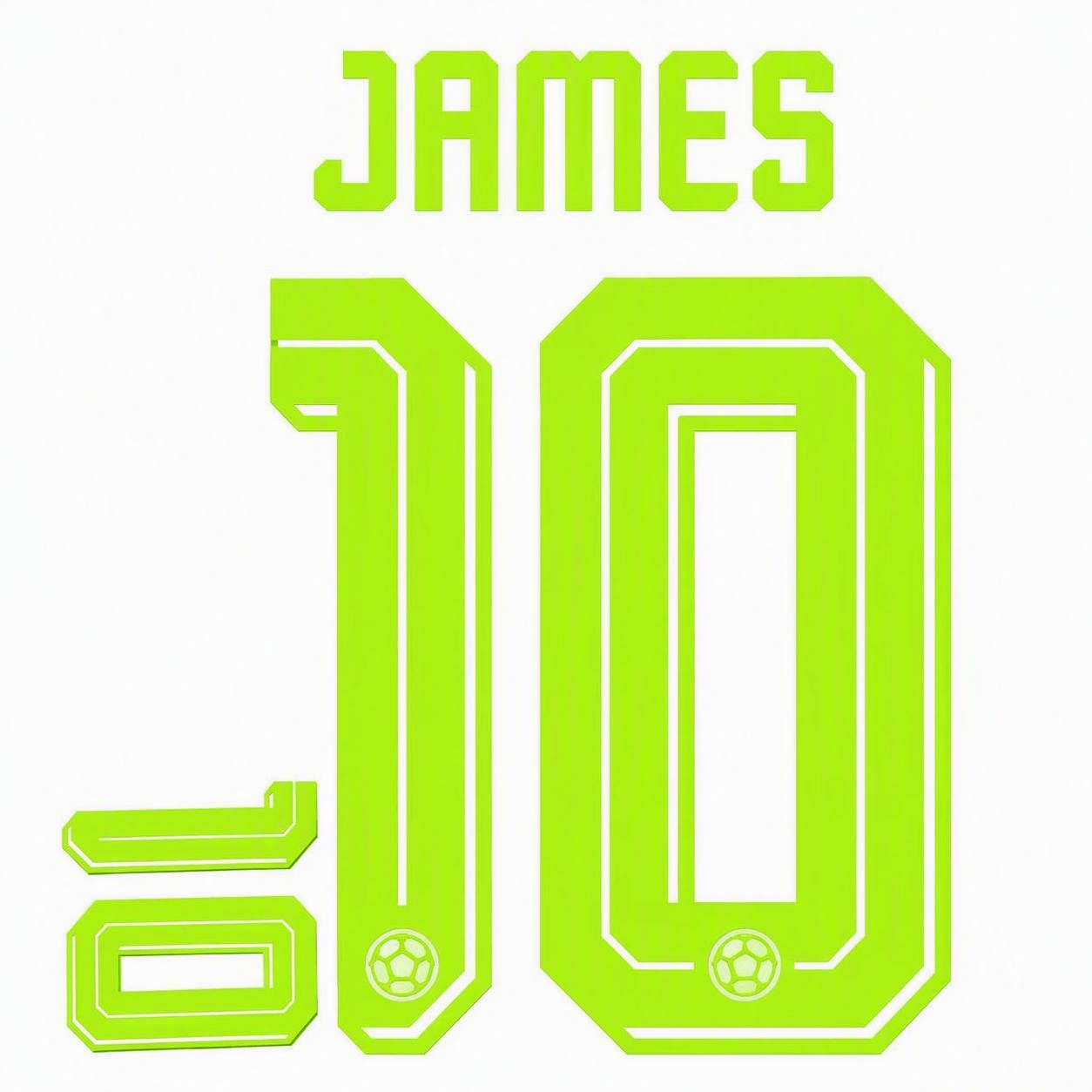 Seleccion Colombia Dorsal de James Rodriguez 2026 Visitante: imagen 1
