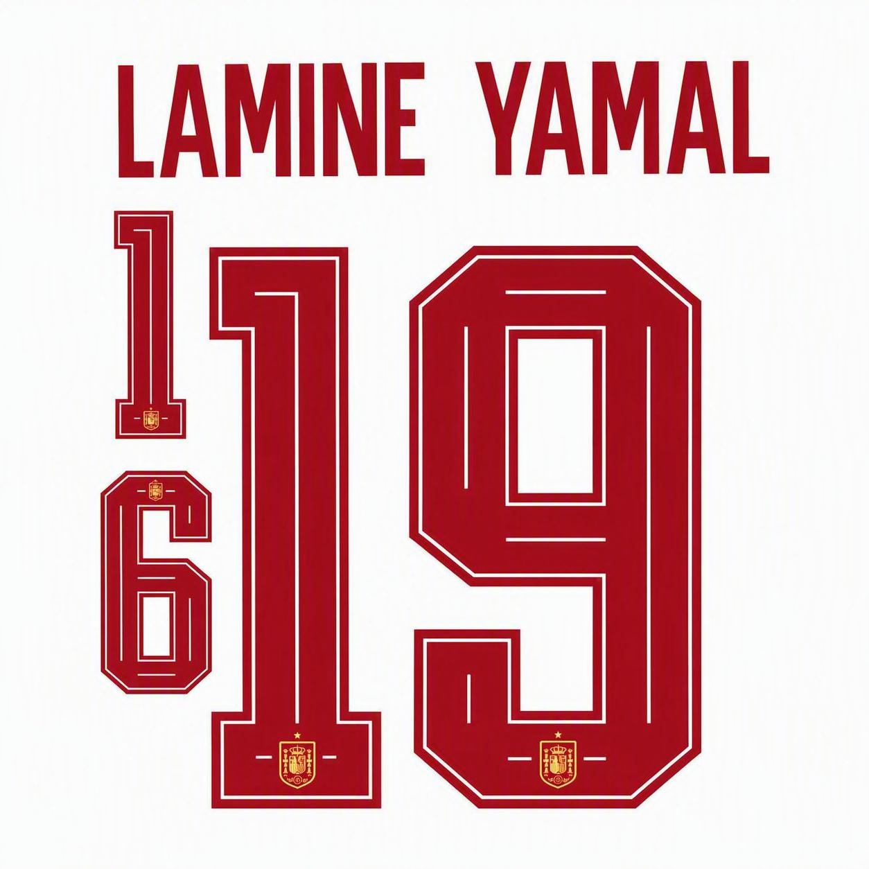 Seleccion de España Dorsal de Lamine Yamal 2026 Visitante: imagen 1