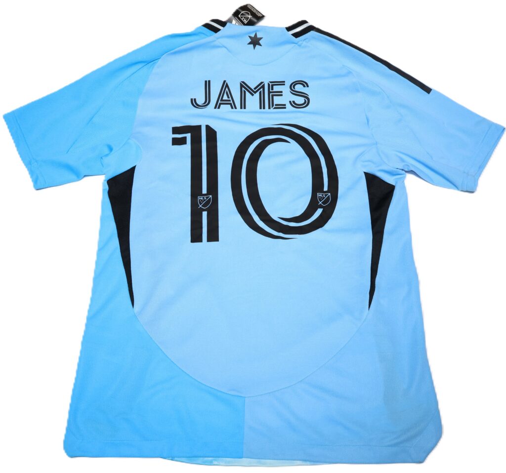Minnesota United Visita 2025 #10 James Adidas Talla M Versión Jugador