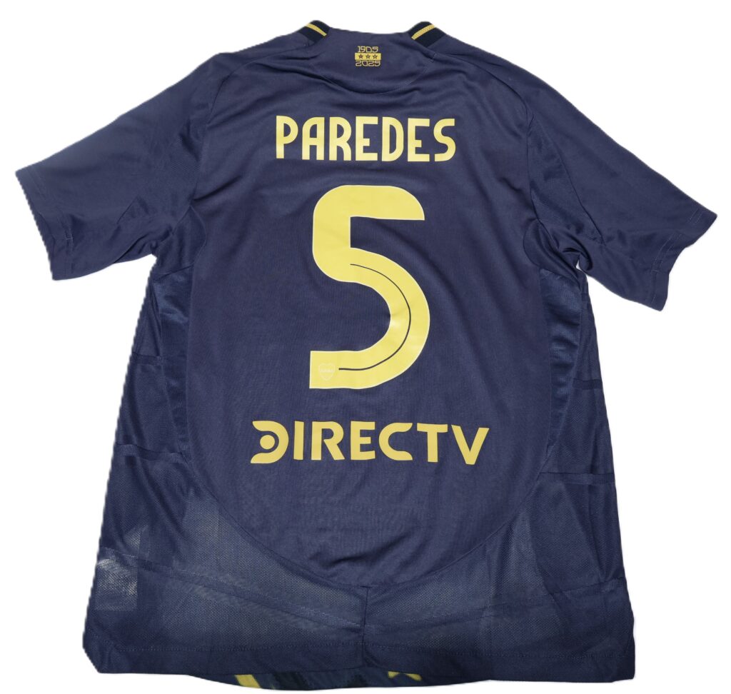 Boca Juniors Tercera 2025 #5 Paredes Adidas Talla M Versón Jugador