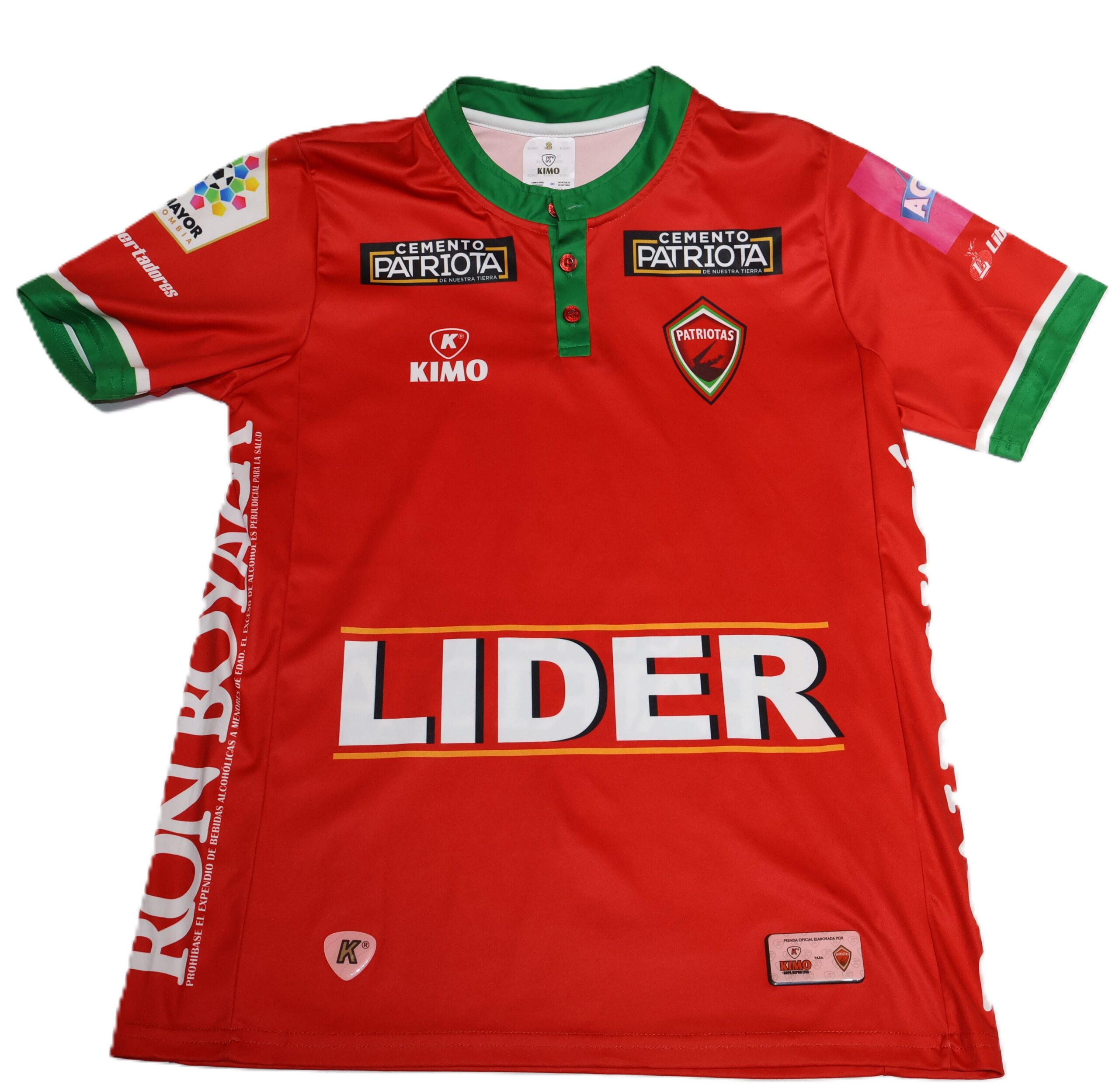 Patriotas de Boyacá 2017 #10 Kimo Talla S: imagen 2