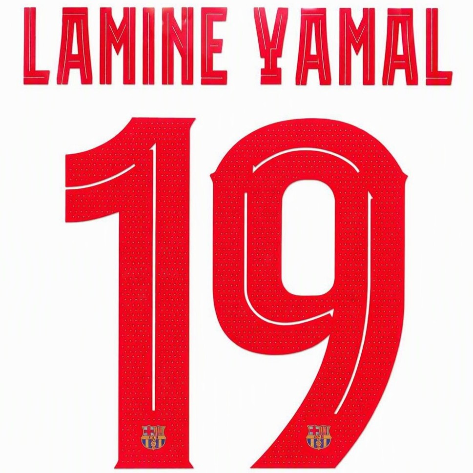 FC Barcelona Dorsal de Lamine Yamal 2024 Visitante